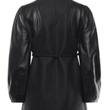 Giacca in lana e pelle<BR/><BR/> FJ7650 AJ0KF0TAZ FENDI 