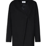 Cappotto con taglio geometrico MMD904 NERO MARIUCCIA Milano 