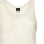 Canotta a rete con paillettes 104710 A2EXC03 PINKO 