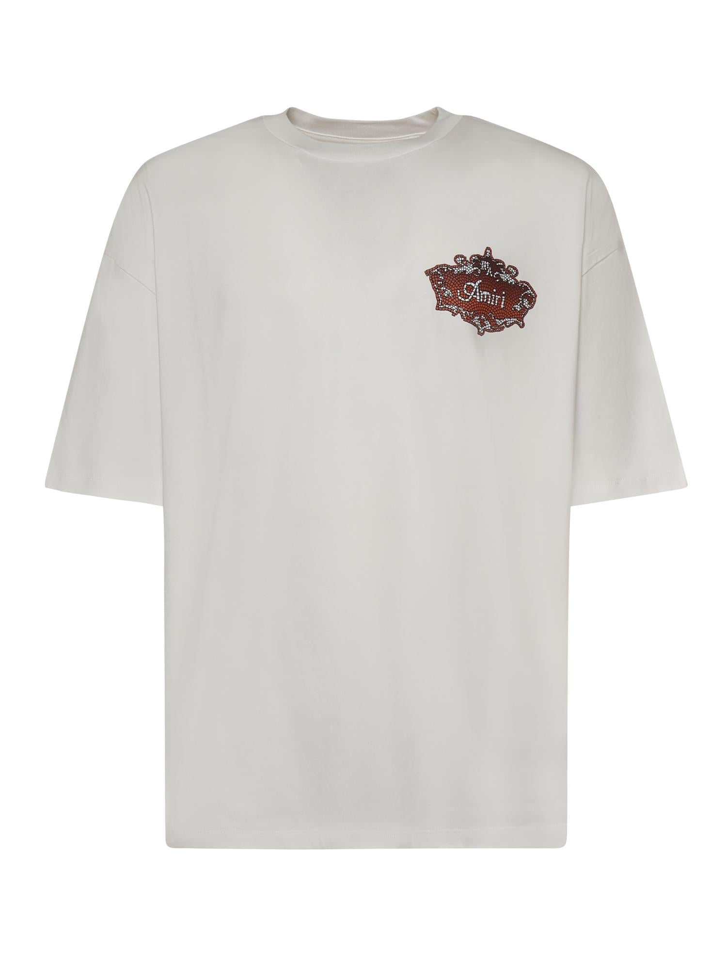 T-shirt Chateau Crest in cotone AMTOJR1059 127 AMIRI 