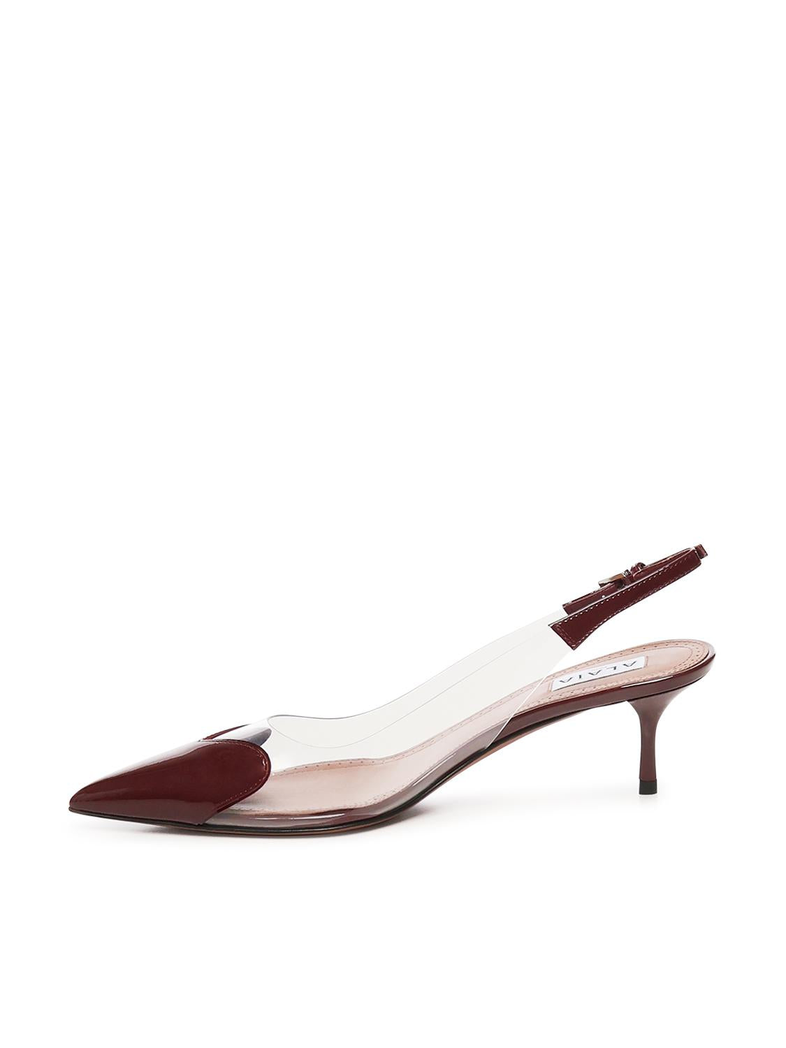 Slingback Le Cœur in pelle di agnello verniciata AA3E057CK150 325 ALAIA 