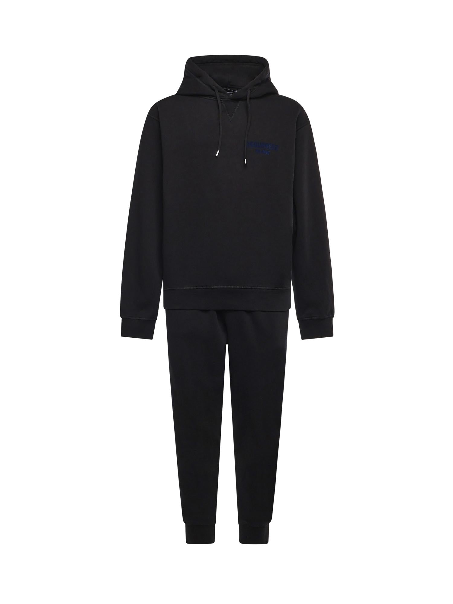 Tuta in cotone con logo S74FZ0071 D25015974 DSQUARED2 