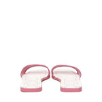 Sandali flat spirit in cuoio 73SC7U201CAN SPIRIT FLATBEIGE/FUXIA V° 73 