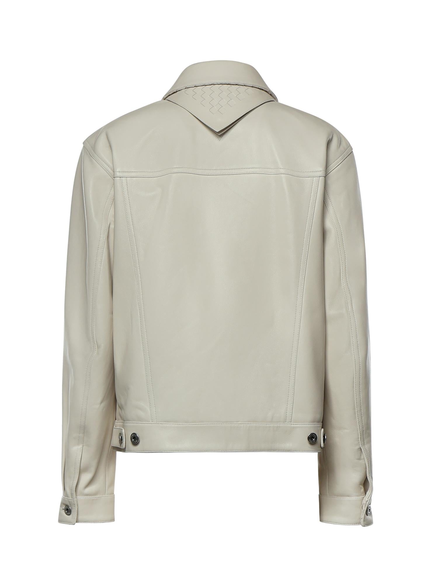Giacca in pelle<BR/> 857932 V61D09107 BOTTEGA VENETA 