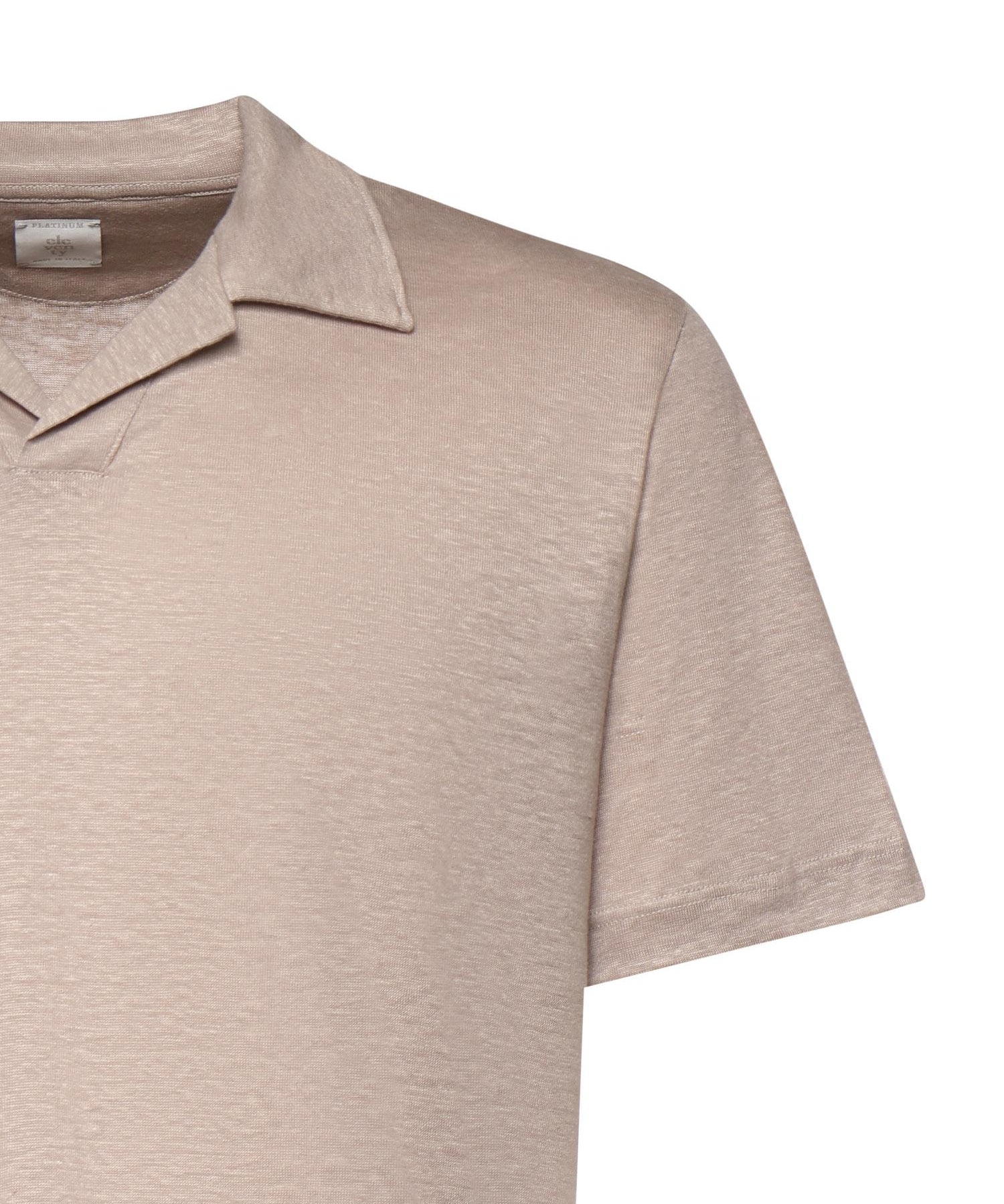 Polo in lino<BR/> M75POLM02TES0M121 26 ELEVENTY 
