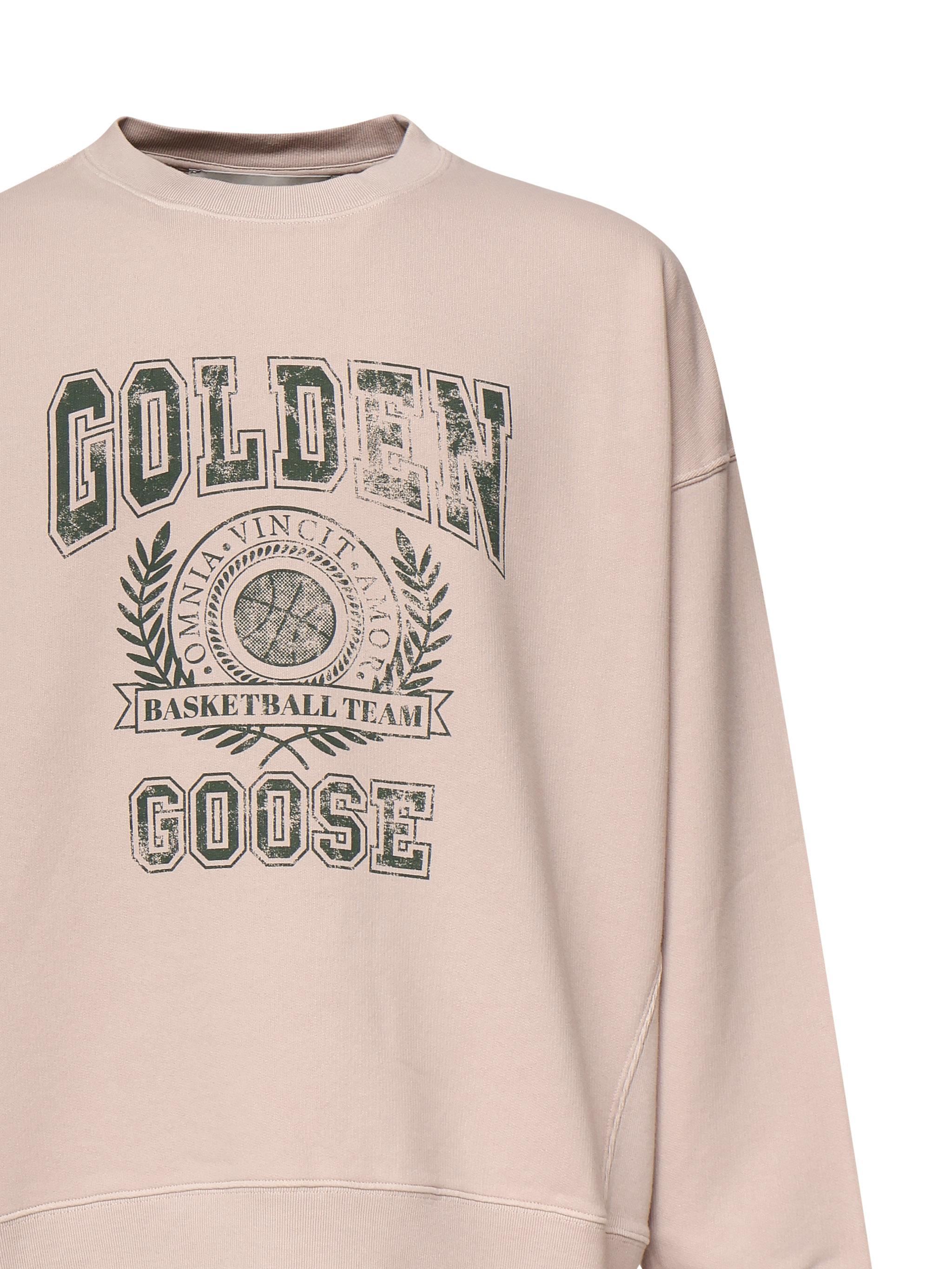 Felpa Journey con stampa GUP02175 P00186425758 GOLDEN GOOSE 