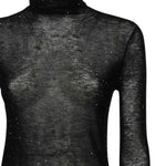 Maglia in lana con micro paillettes 105821 A2PMZ99 PINKO 