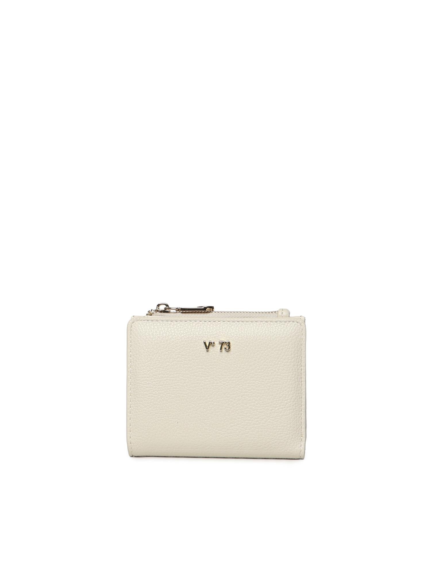 Portafoglio con logo 73PS9D1258 KEIRAOFF WHITE V° 73 