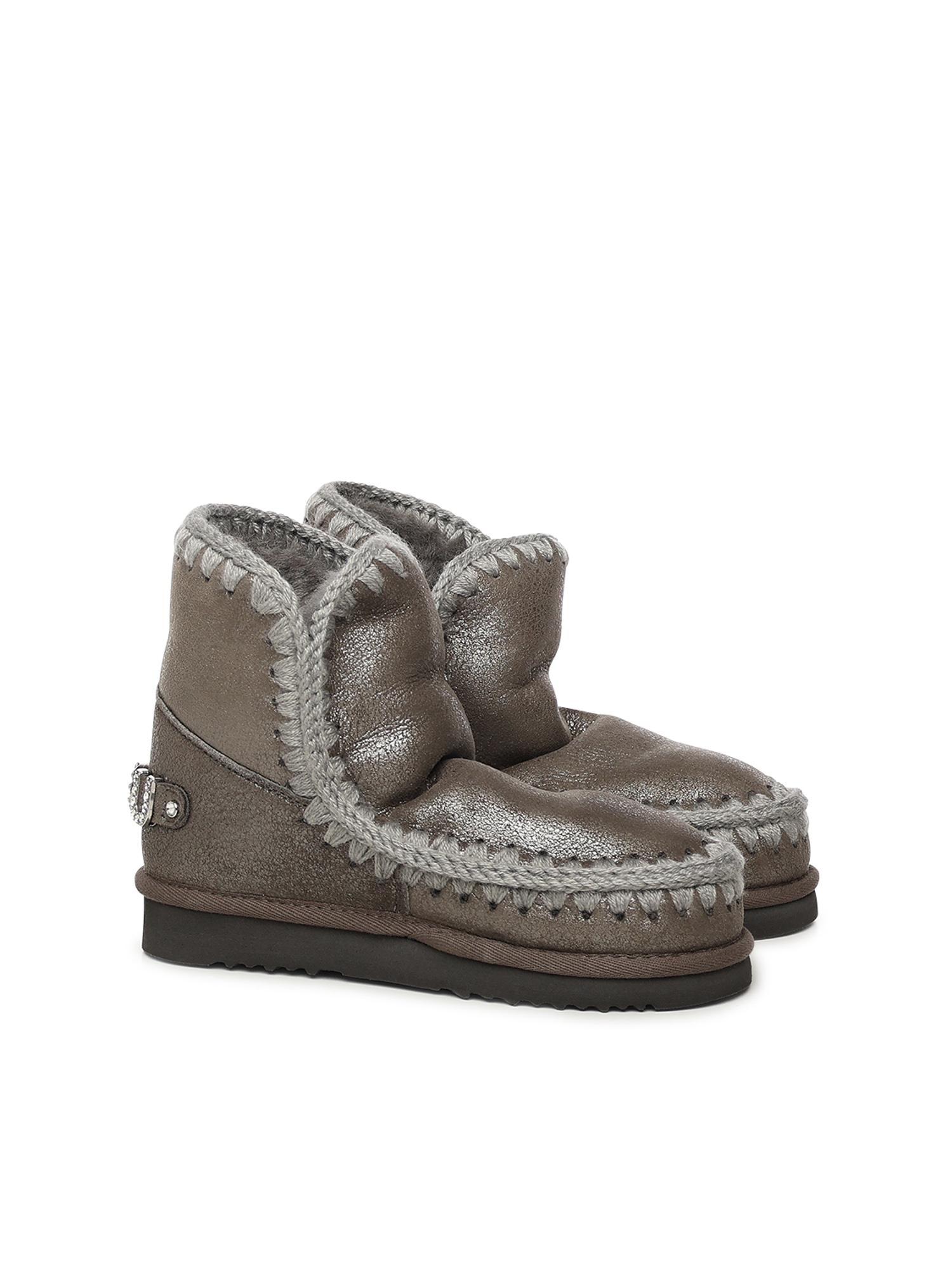 Stivali Eskimo 18 rhinestones logo MUFW101036B DUIRO MOU 