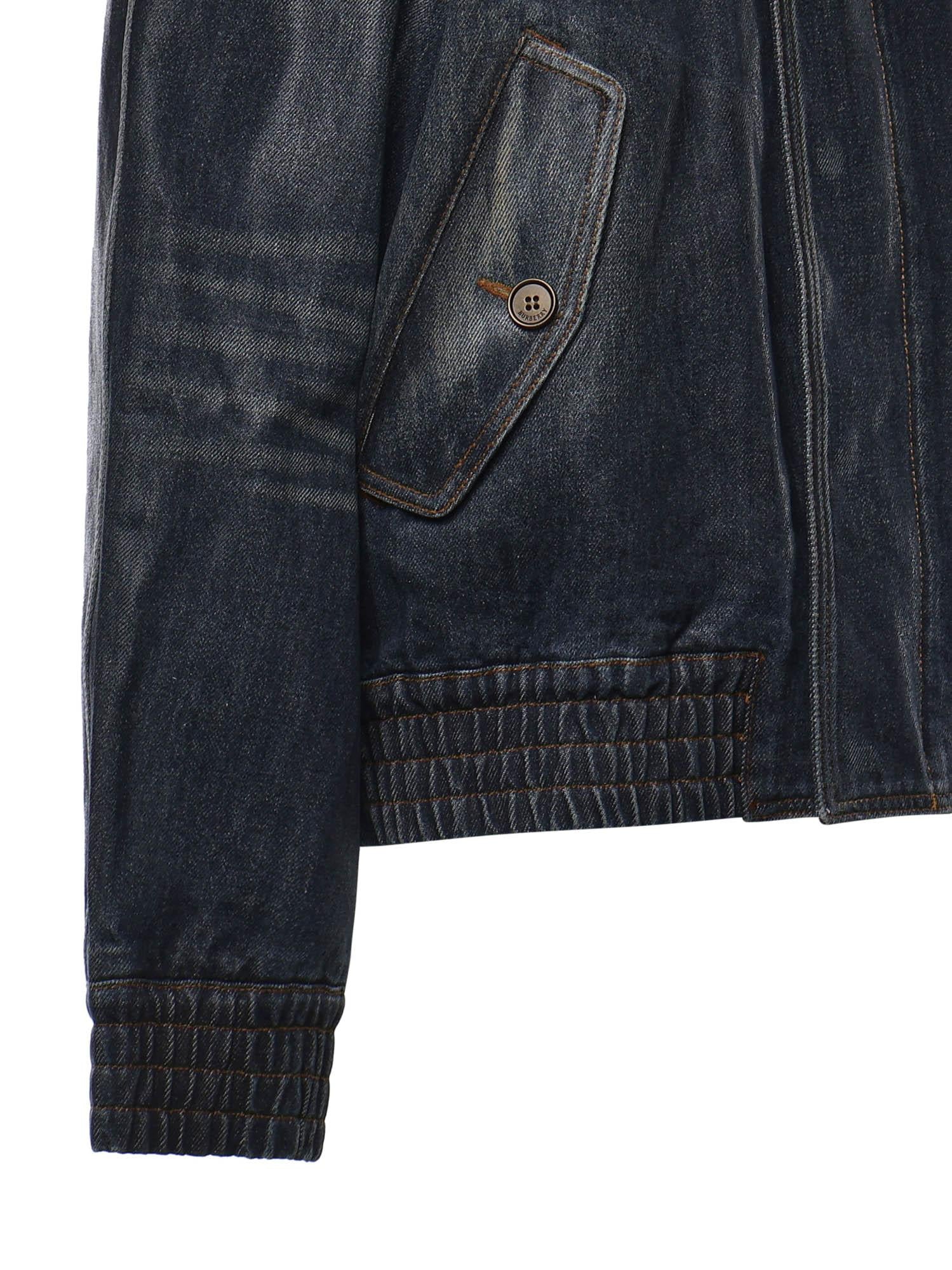 Giacca in denim spalmato 8121597 A1322 BURBERRY 