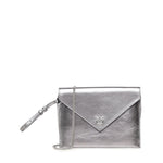 Bustina in pelle metalizzata con logo 104820 A2O9KZ7E PINKO 