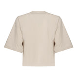 T-shirt crop con logo 104604 A2CSC03 PINKO 