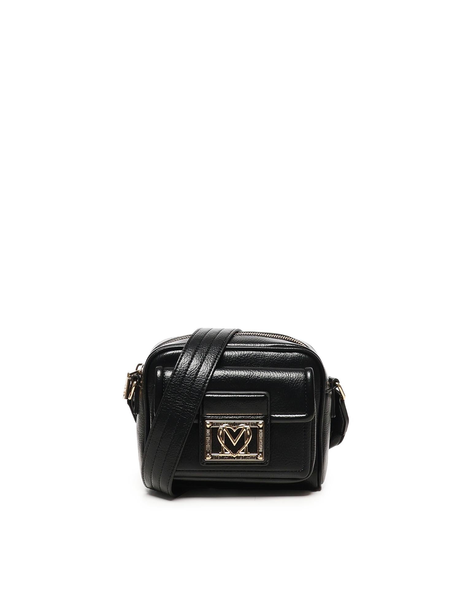 Borsa a tracolla con logo JC4092PP1NLI0 000 LOVE MOSCHINO 