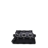 Borsa a tracolla y2k008 in pelle bovina FBBP70008NAP -NERO/NICKEL BIASIA 