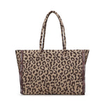 Borsa shopping Milene con logo 73BS9MV01M ILENEBEIGE/MORO V° 73 