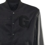 Bomber Varsity in nappa e tessuto VARSITY NAPPANERO GIULIANO GALIANO 