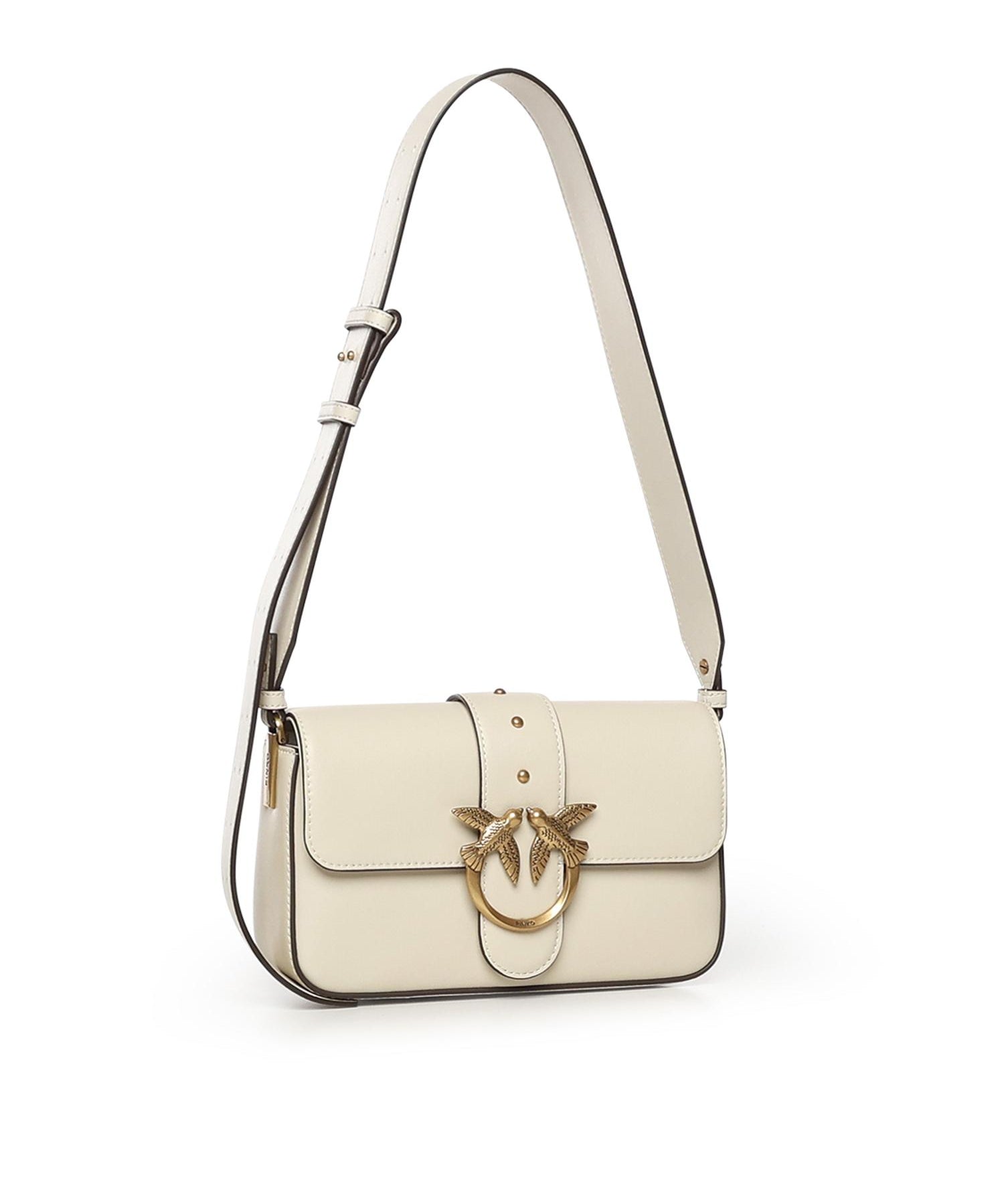 Borsa a spalla Mini Love Bag in pelle 104340 A0QOZ14Q PINKO 