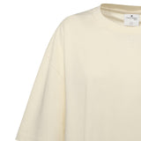 T-shirt in cotone con logo 126JTS237JS0233 0018 COURREGES 