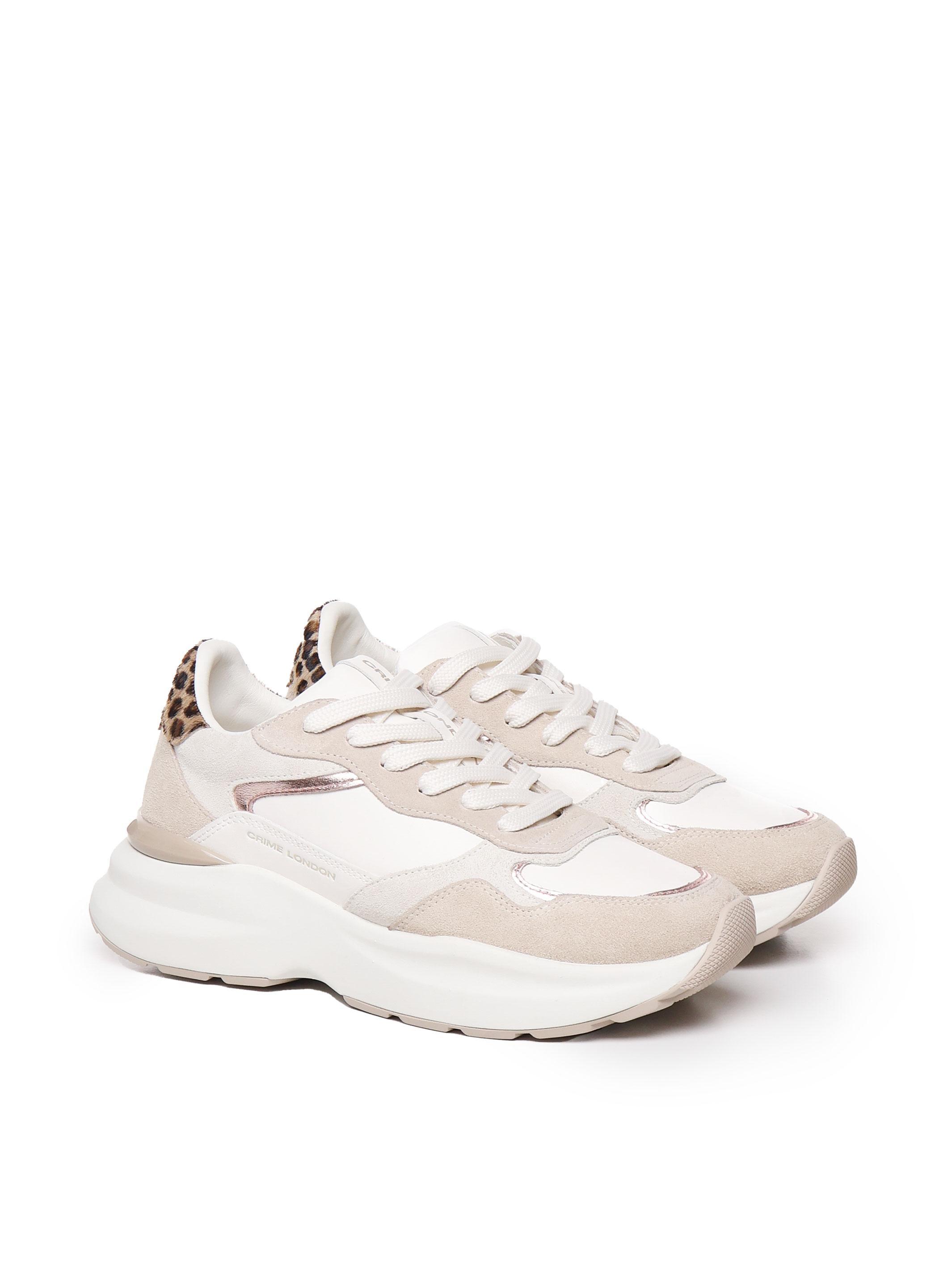 Sneakers in pelle e gomma 21702AA7 14 CRIME LONDON 