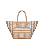 Borsa Tote Stefanie 73BS8ZL02 STEFANIECUOIO/BIANCO V° 73 