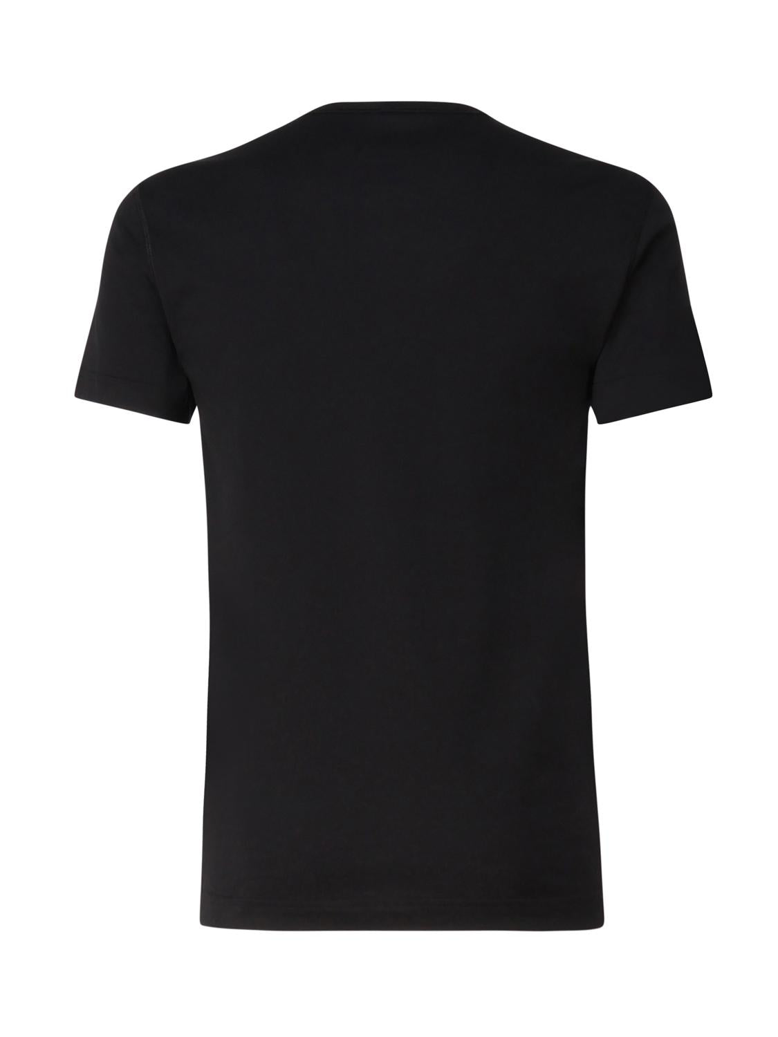 T-shirt in cotone con logo plaque G8PT1T G7F2IN0000 DOLCE & GABBANA 