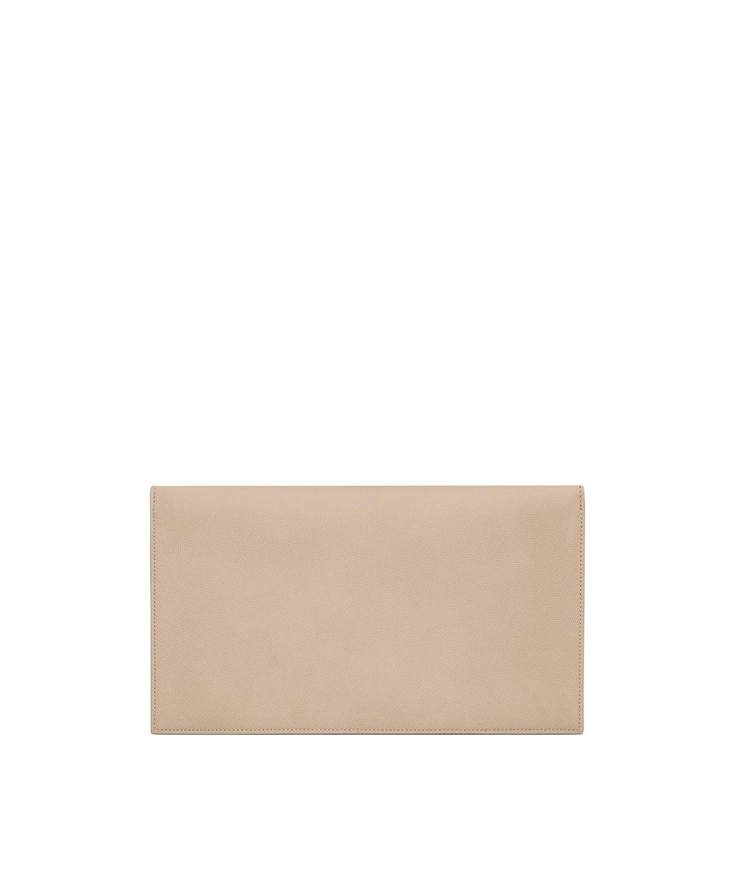 Pochette Uptown in pelle goffrata grain de poudre<BR/> 565739 1GF0J2721 SAINT LAURENT 