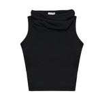 Top Con Cappuccio Nero AA9H10694M035 995 ALAIA 