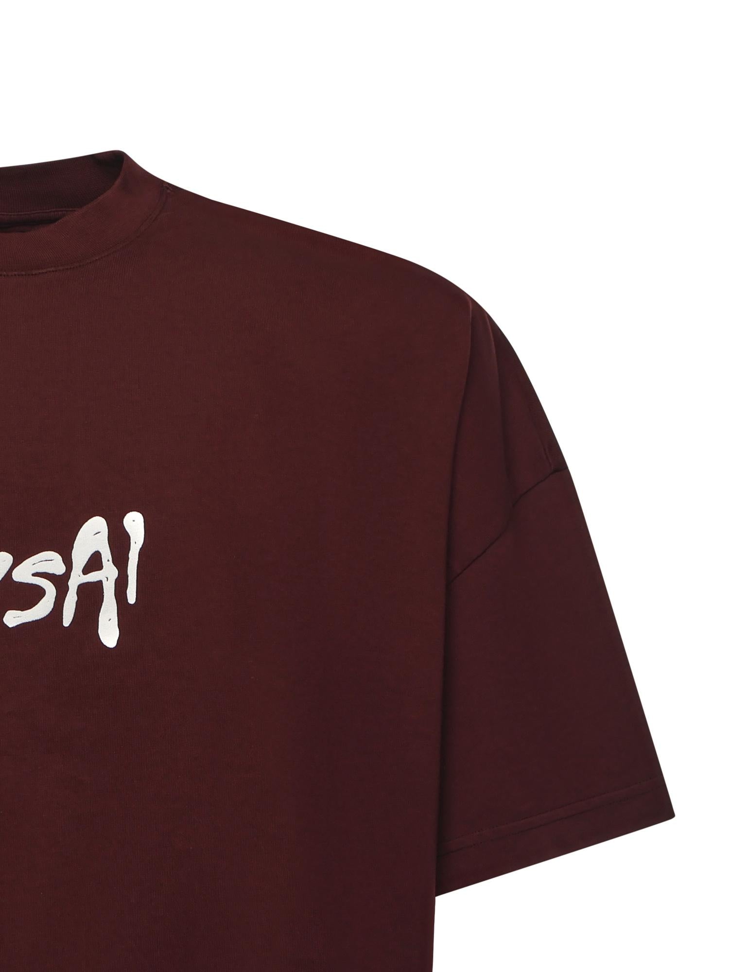 T-shirt in cotone con logo TS002002 RED BONSAI 