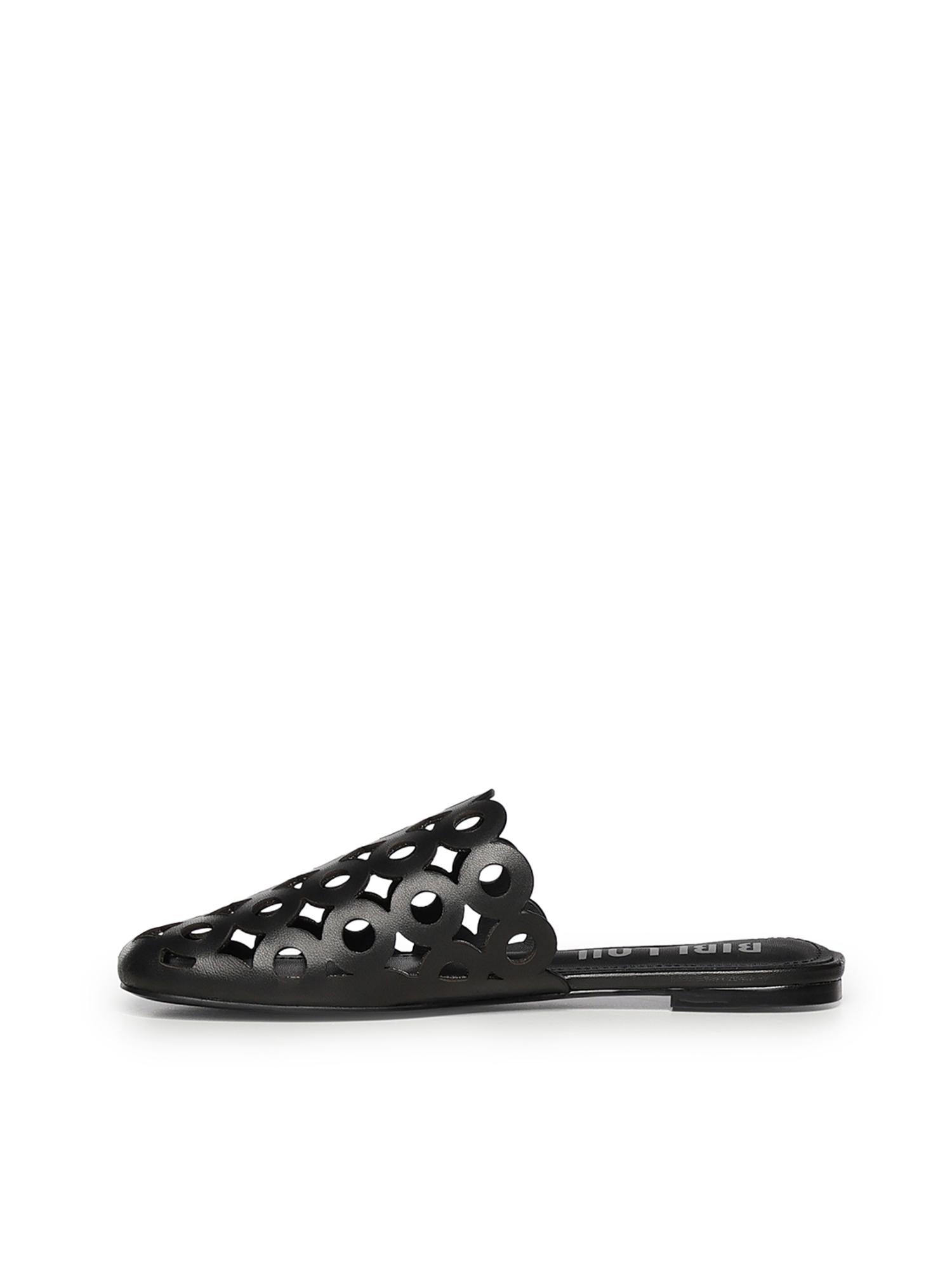 Mules Oribu in pelle 629Z10VK NEGRO BIBI LOU 