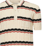 Polo VLogo in cotone a righe 7V3KP03X B0SBK6 VALENTINO GARAVANI 