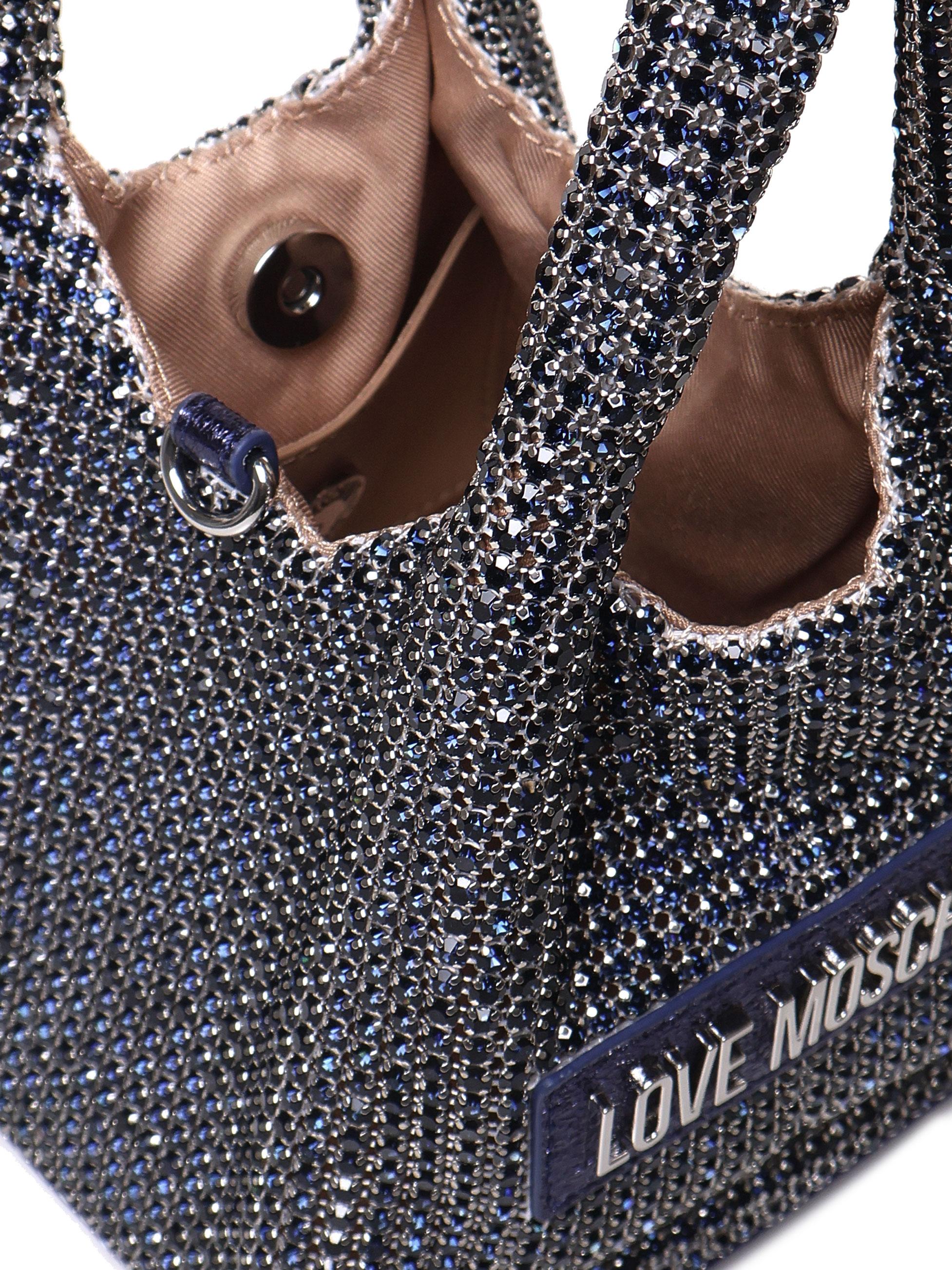 Mini bag con strass Sparkling JC4044PP1LLP1 76A LOVE MOSCHINO 