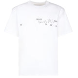 T-shirt Fulgens PREAW25M09141 WHT02 HELIOT EMIL 