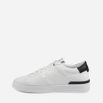 Sneakers king1 in pelle con inserto effetto coccodrillo pe 2021 KING1 -WHITE/BLACK GIULIANO GALIANO 