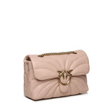Borsa grande Love Bag Puff trapunta farfalla 100038 A1EXO81Q PINKO 