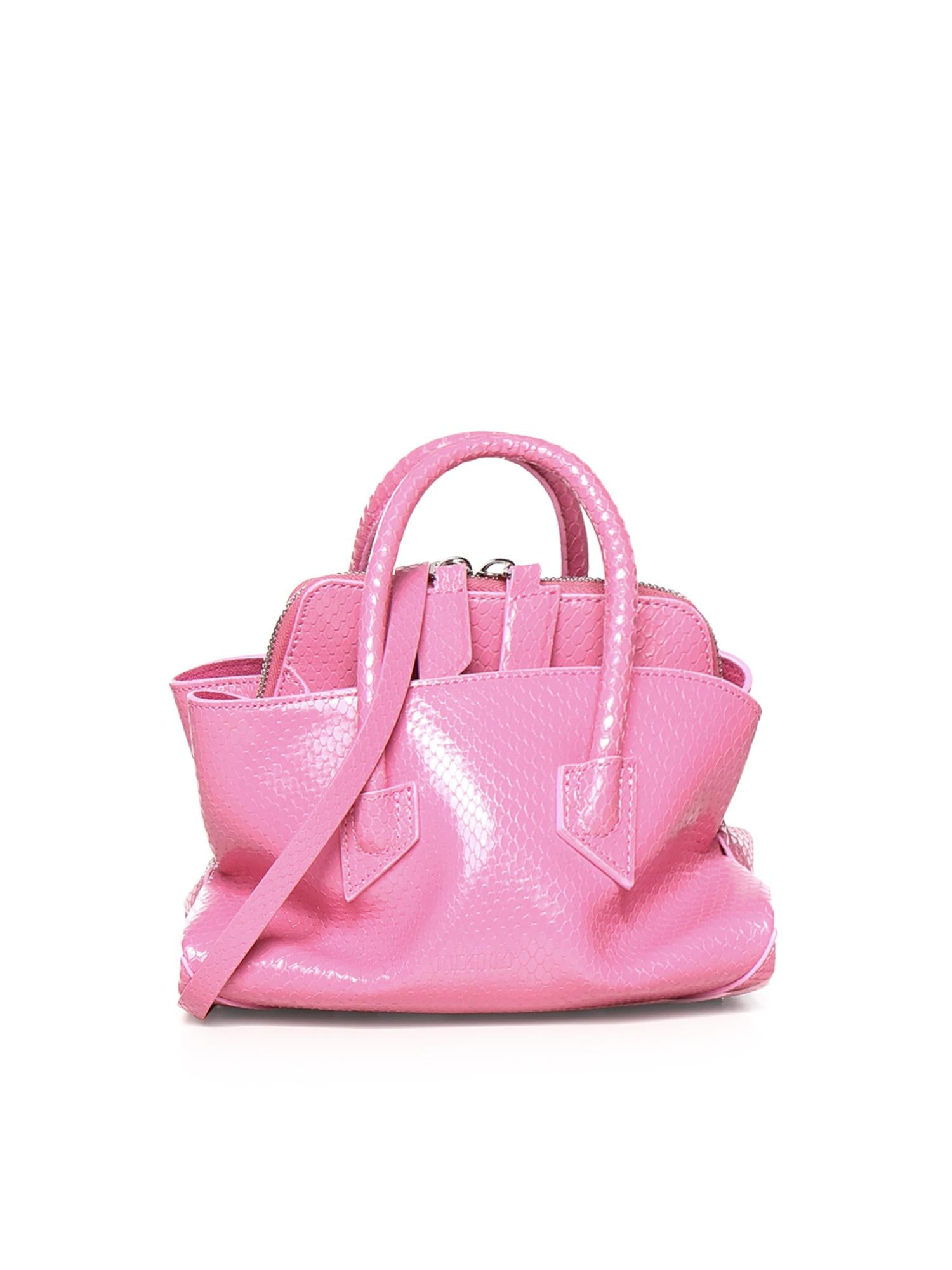 Top handle La Passeggiata Mini in pelle 260WAH00063 LBT003PR008 THE Attico 