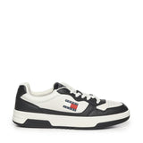 Sneakers in pelle con logo EM0EM01443 YBL TOMMY HILFIGER 