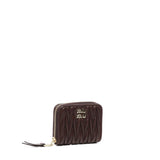 Portamonete in nappa matelassé 5MM268 AFPPF0007 MIU MIU 