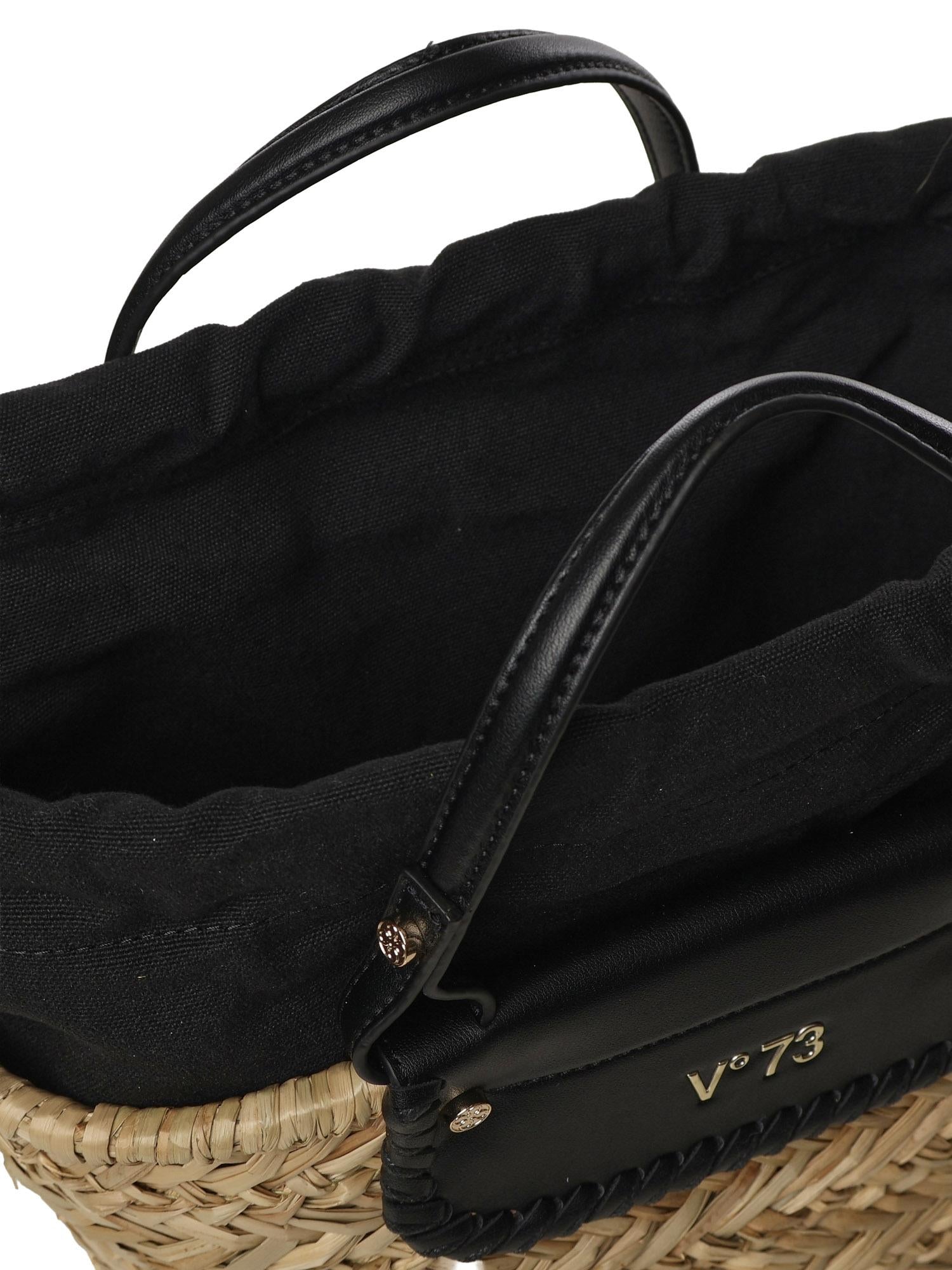 Borsa Vanna con logo 73BS9N201 VANNANERO/NATURALE V° 73 