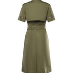 Abito trench in popeline di cotone 8117709 C1424 BURBERRY 