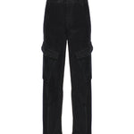 Pantaloni Camila loose in cotone<BR/> DP700VS0030Y TRT999 DONDUP 