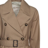 Trench lungo in twill di cotone 2529026034600 001 MAX MARA THE CUBE 