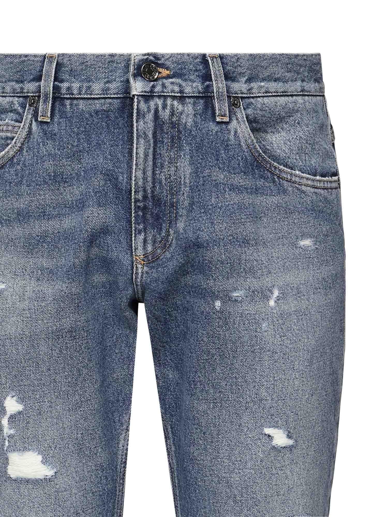 Jeans regular in cotone GYJCCD G8NH5S9001 DOLCE & GABBANA 