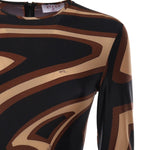 Abito a tubino con stampa Labirinto 5UJG65 5U745049 PUCCI 