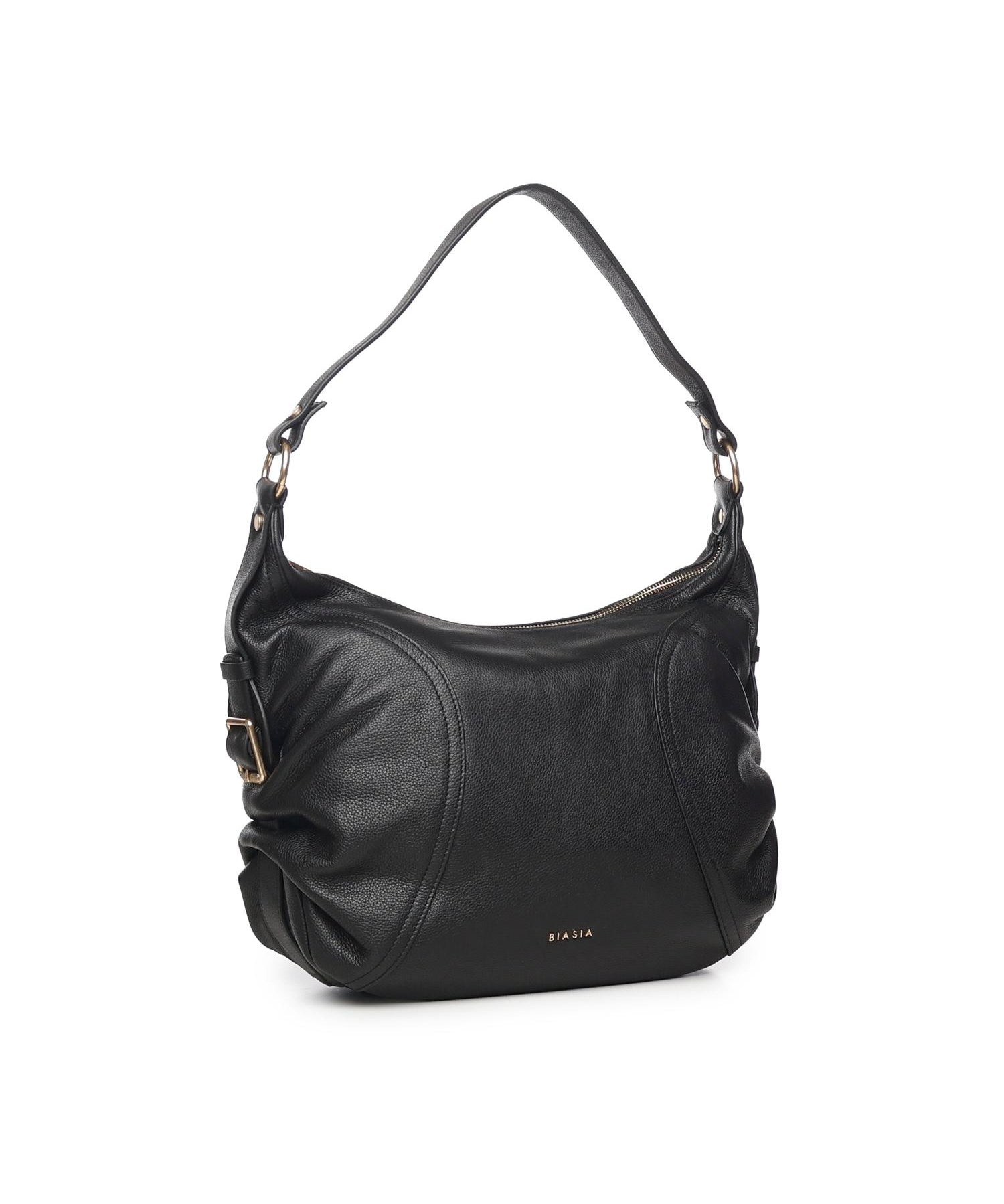Borsa a spalla Weave in pelle BIBP9E602 NERO BIASIA 