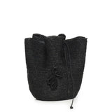 Borsa a spalla reversibile HatBag in rafia BBCT033SS26  RUSLAN BAGINSKIY 