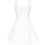 Abito skater in rafia AA9R2688K067B 000 ALAIA 