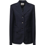 Giacca monopetto in kid mohair MH1991 12I1F0124 MIU MIU 