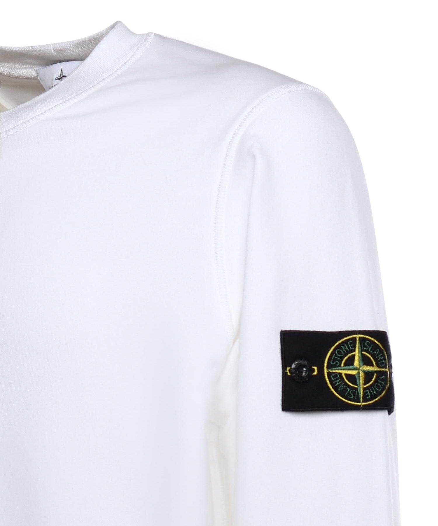 Felpa in cotone con logo<BR/> L1S156100060 S0051V0001 STONE ISLAND 