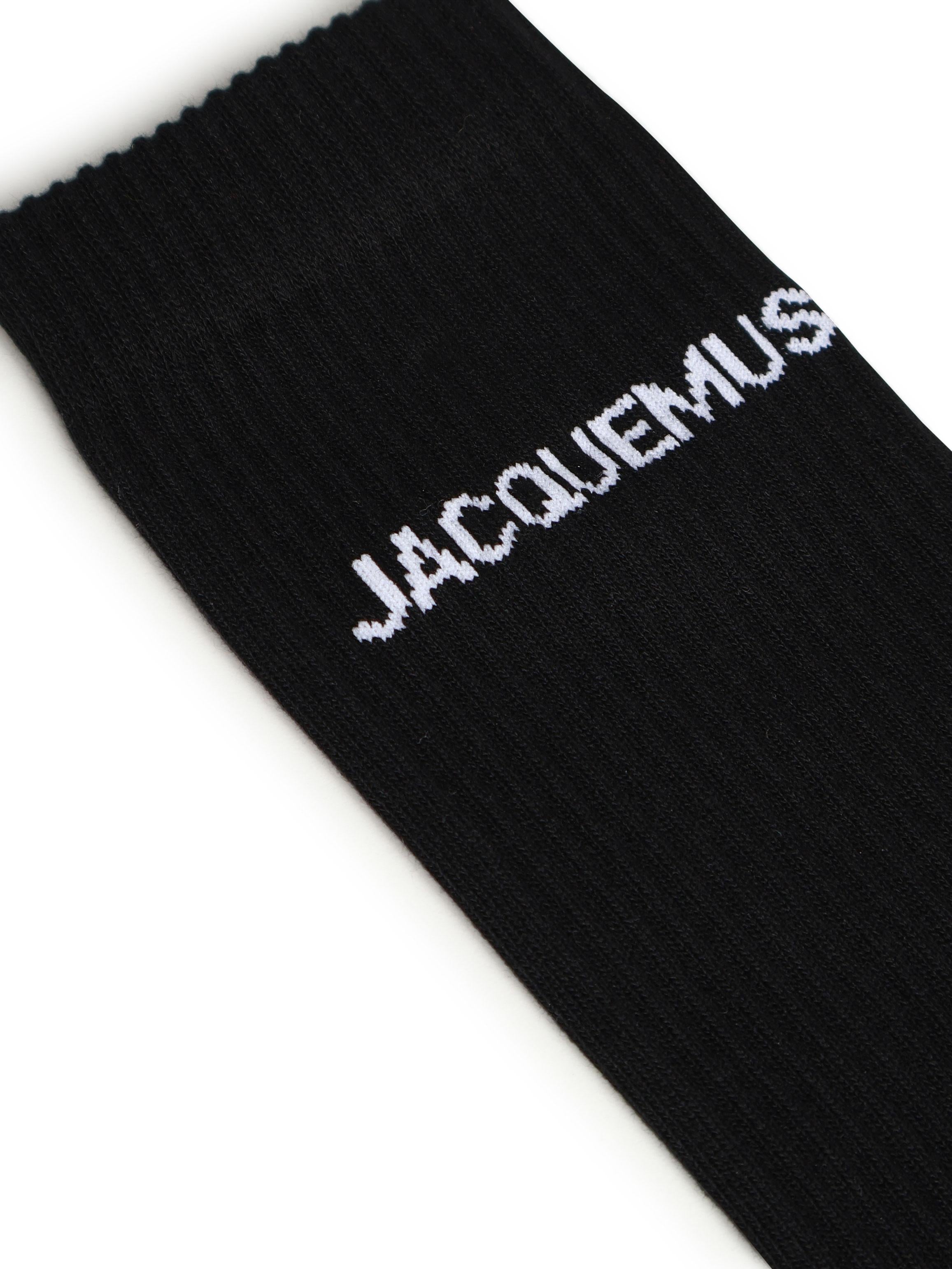 Calzini Les chaussettes con logo 21HACU00003AY00001 990 JACQUEMUS 