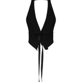 Gilet con schiena scoperta <BR/> 105109 A2JLZ99 PINKO 
